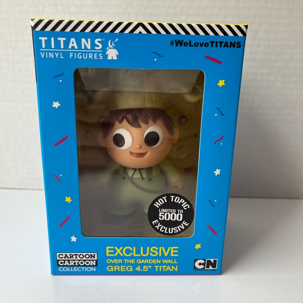 NEW OVER THE GARDEN WALL VINYL FIGURES GREG 4.5 inch CARTOON NETWORK TITANS 2017
